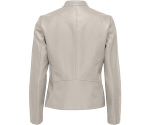 ONLY Damen Biker-Jacke Aus Kunstleder – Tailliert, Asymmetrischer Reißverschluss, Vielseitig Kombinierbar