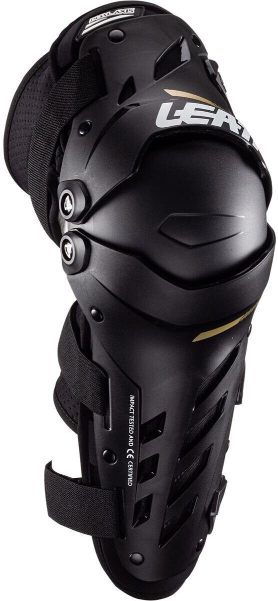 Leatt Protecteurs genou tibia Dual Axis noir