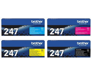 Brother Pack TN247 TN247CMYK - Pack 4 Cartouches Originales