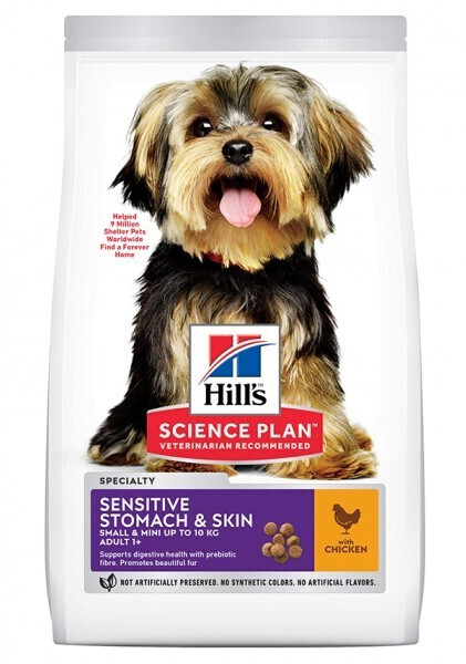 Hill's Science Plan Canine Sensitive Stomach & Skin Small & Mini Adult 1+ with chicken Dry 3kg