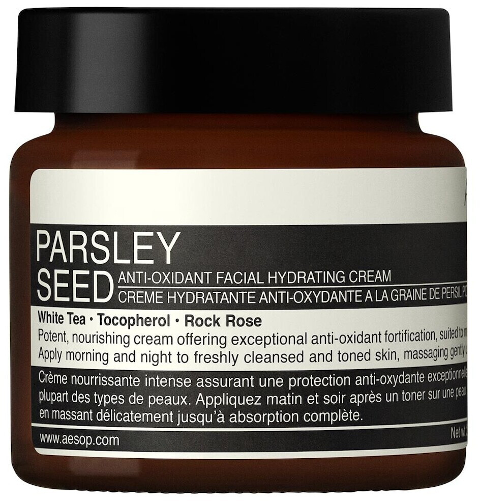 Aesop Parsley Seed crème hydratante anti-oxydante à la graine de persil (60 ml)