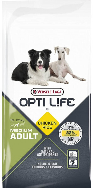 Versele-Laga Opti Life Adult Medium with chicken and rice dry food 2,5kg