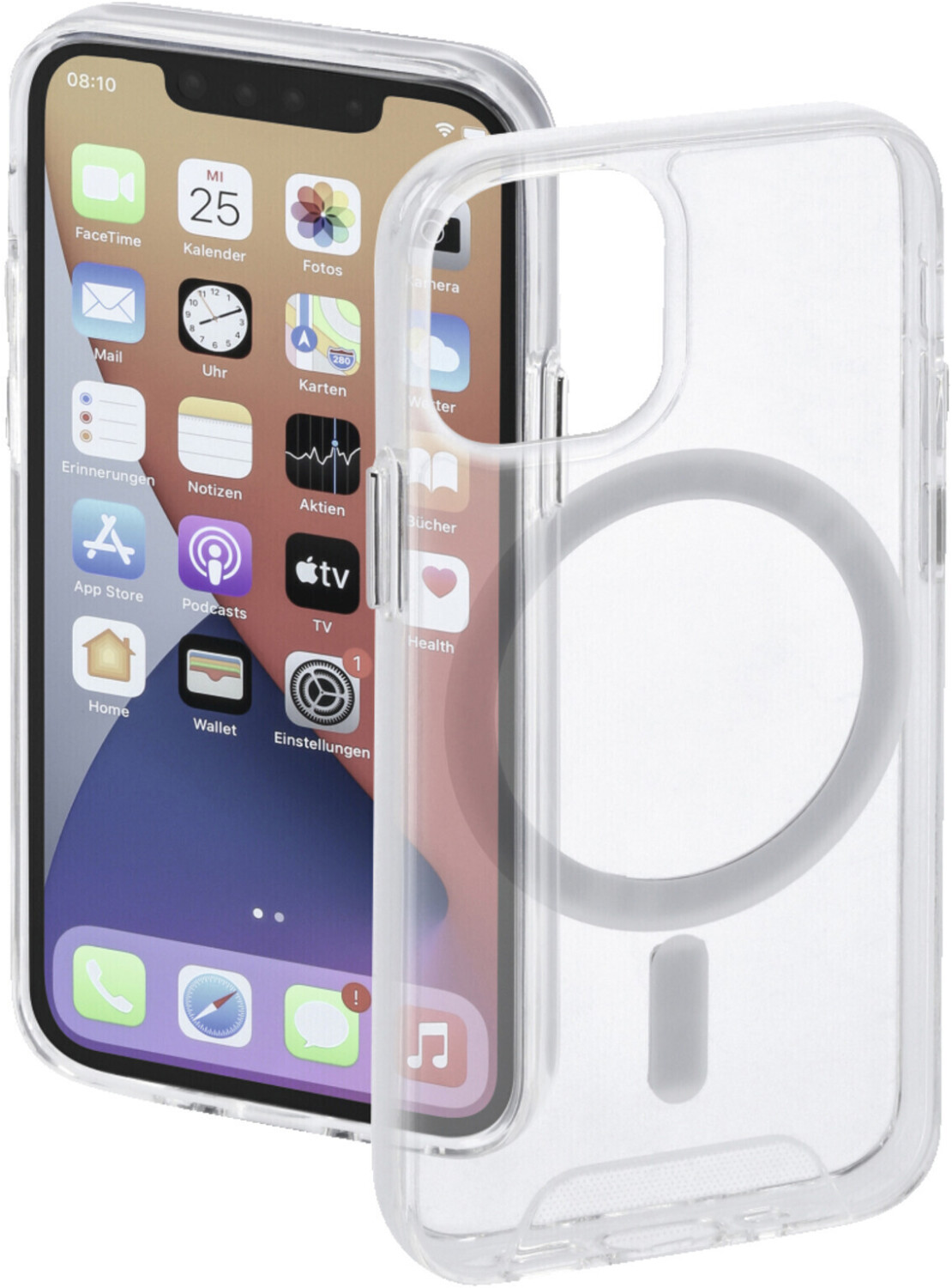 Hama MagCase Safety Cover (iPhone 13 mini) Transparent