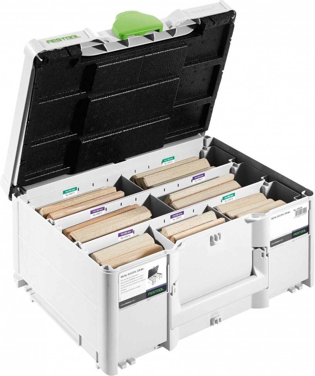 Festool DOMINO XL dowel beech DS / XL D12 / D14 128 BU (576792)