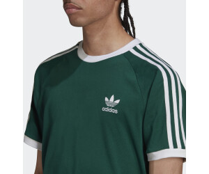 Adidas originals 3 stripes t shirt green deals