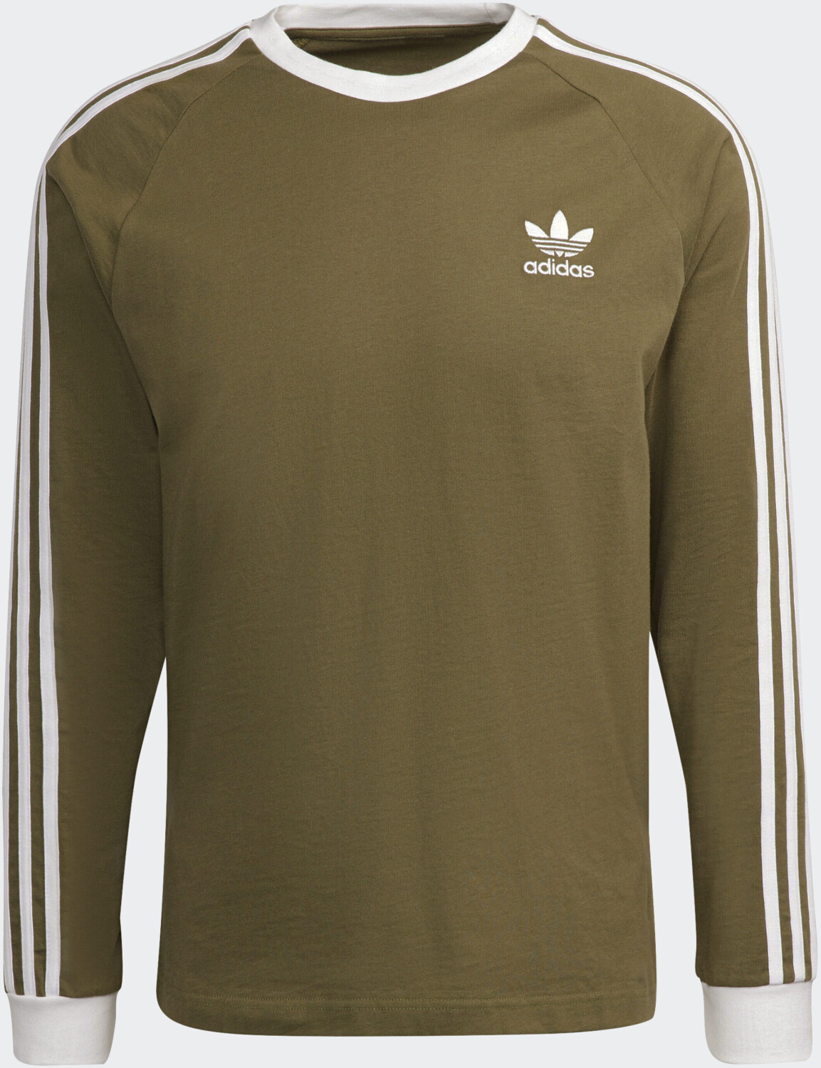 Buy Adidas Adicolor Classics 3-Stripes Longsleeve focus olive from Â£21.00 (Today) â Best Deals 