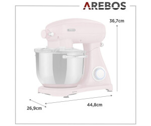 AREBOS Robot Pâtissier Professionnel 1800W Robot de Cuisine