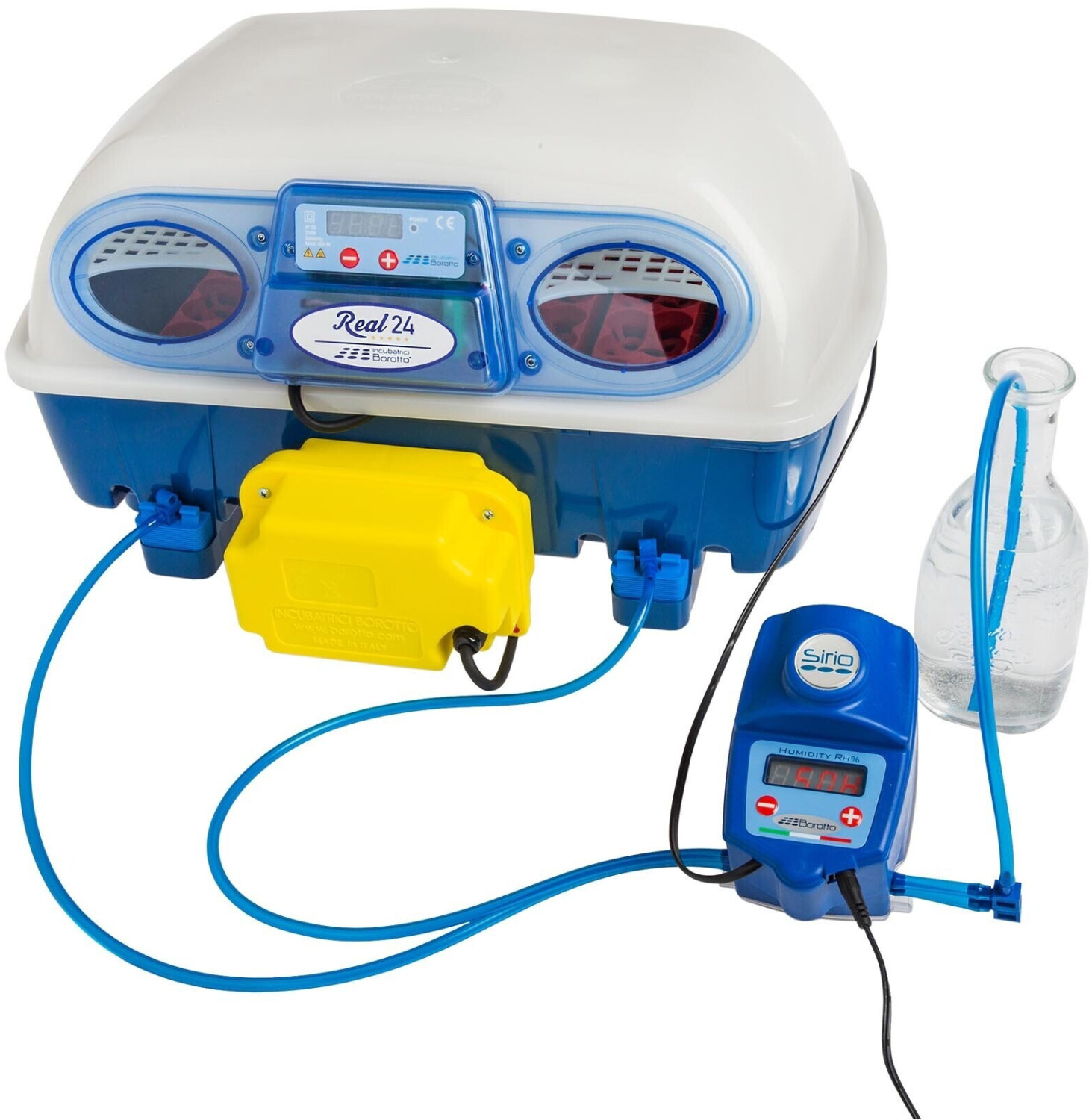 Borotto Real 24 automatic professional Incubator with Sirio humidity