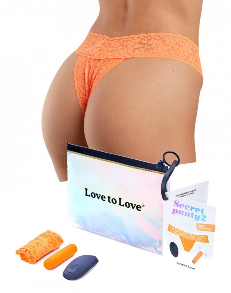 Love To Love Culotte vibrante Secret Panty 2 (orange)