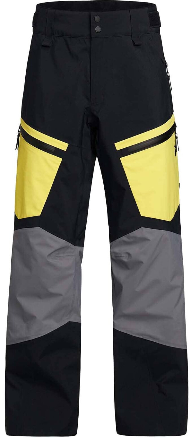 Peak Performance Gravity Goretex 3L Pants Men citrine/quiet grey/black