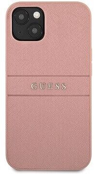 Guess PU Leather Saffiano Backcover für Apple iPhone 13 Pink