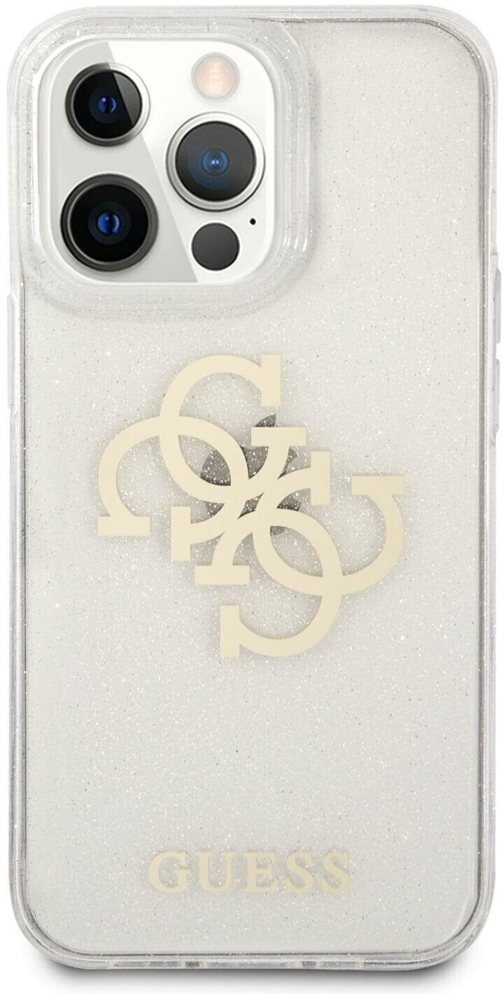 Guess TPU Big 4G Full Glitter Back Cover für Apple iPhone 13 Pro Max - Transparent