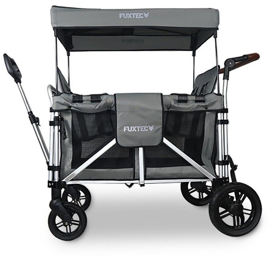 Chariot de transport enfant - FUXTEC Family Cruiser - Gris Premium