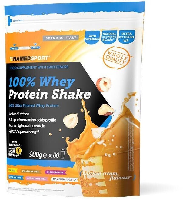 Namedsport 100% Whey Protein Shake 900gr Hazelnut Cream Flavour