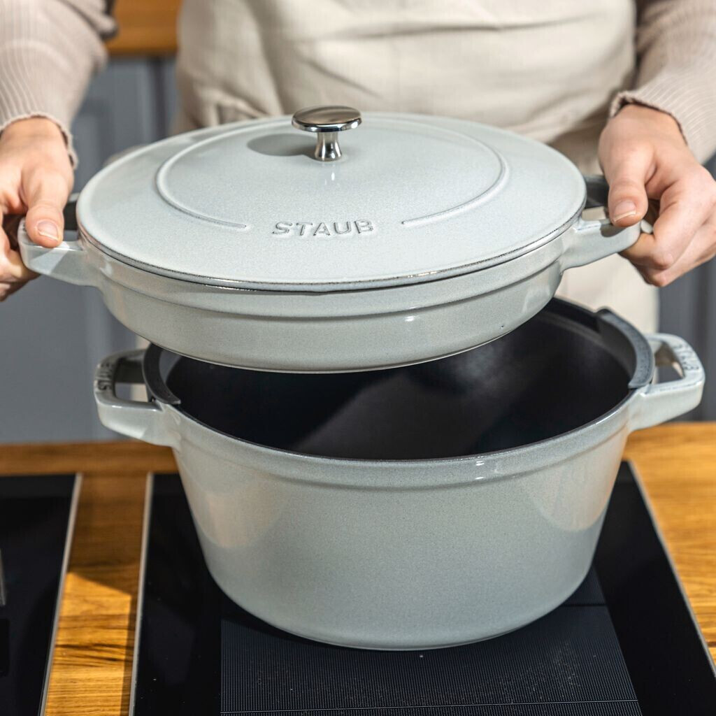 Staub La Cocotte Pot Set 2 pcs white