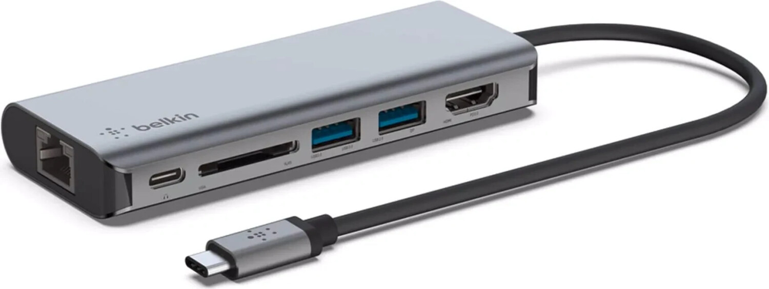 Belkin Hub USB C USB-C /multiports 6 en 1 pas cher 
