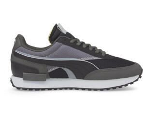 puma future rider grey black
