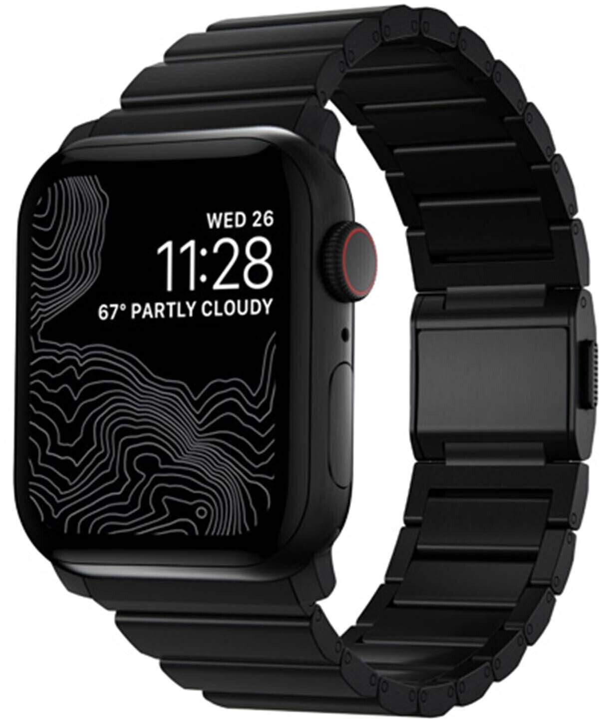 Nomad Goods Titanium Strap V2 (Apple Watch 42/44mm) Black