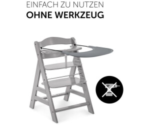 Vassoio In Legno Hauck Per Seggioloni Alpha+ E Beta+ - Naturale, Certificato FSC, 6-36 Mesi