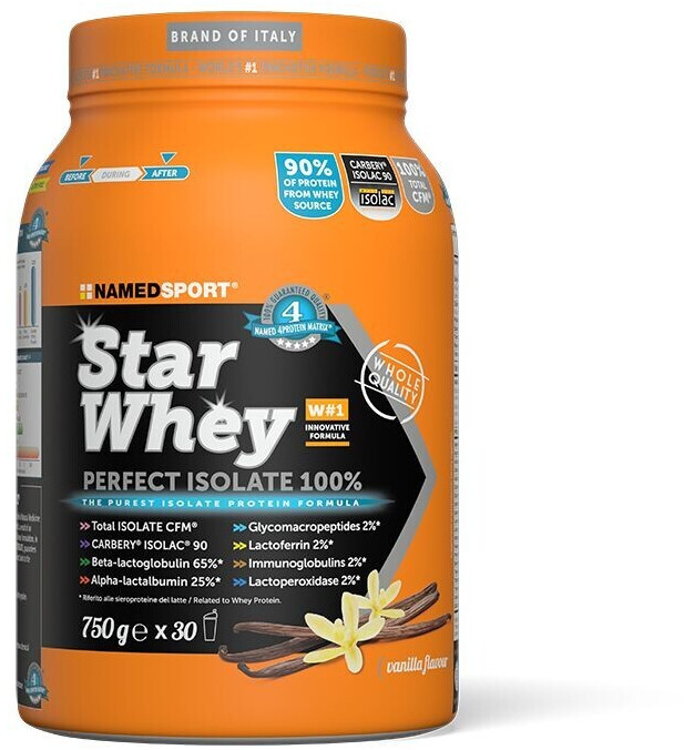 Namedsport Star Whey Perfect Isolate 100% vanilla 750 gr