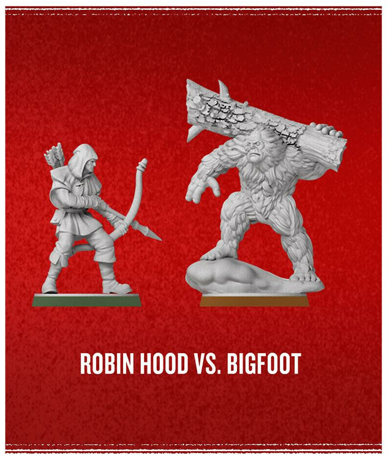 Expansão de Jogo IELLO Unmatched Robin Hood vs Bigfoot (9 anos)