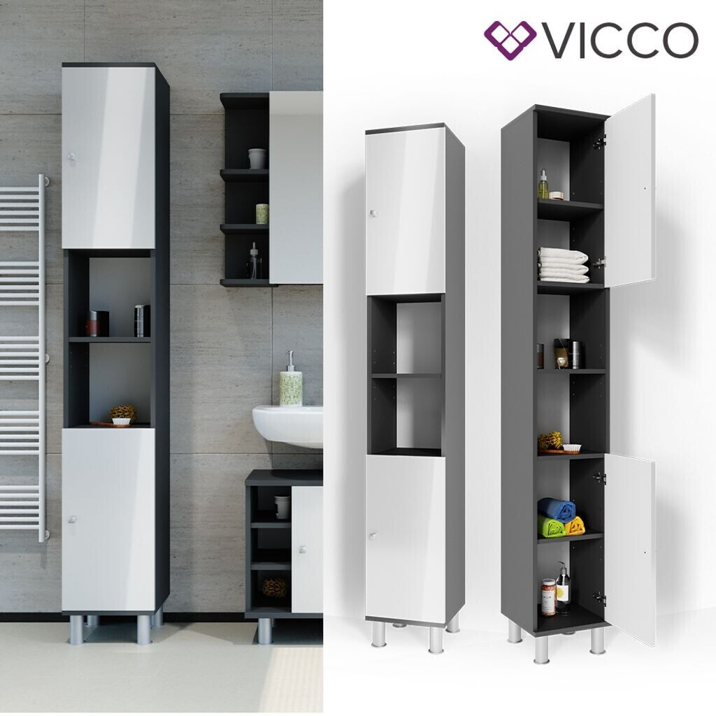 VICCO FYNN 190x30cm Anthracite/White (30171)