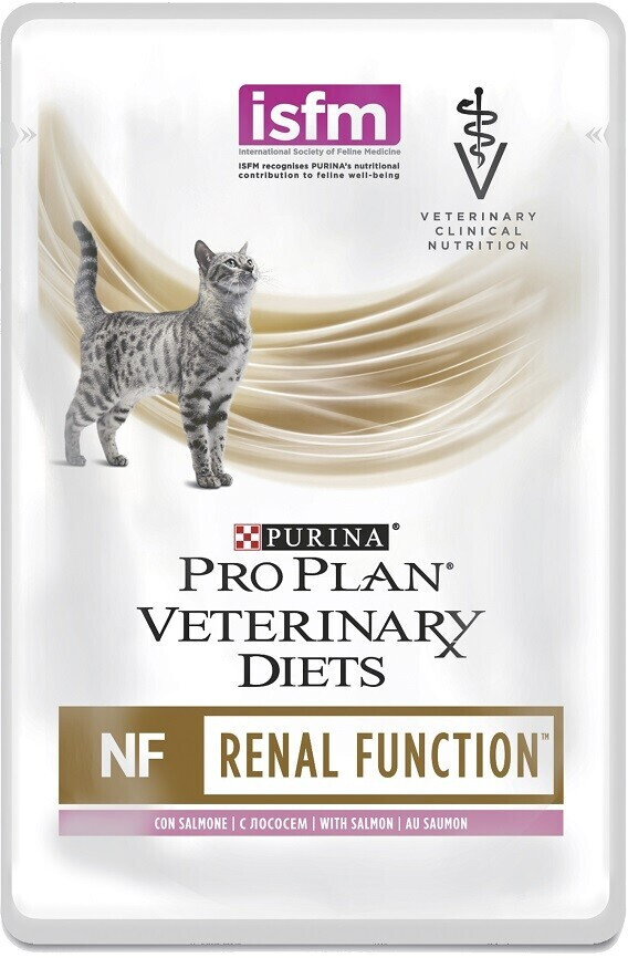 Purina PRO PLAN Veterinary Diets NF Renal Function wet food with salmon  10x85g Multipack au meilleur prix sur