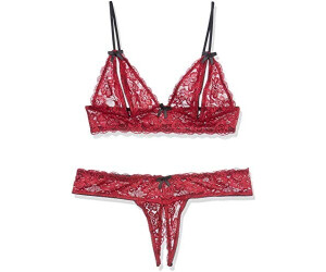 Cottelli Collection Open Lingerie Set in Red Lace S ab 21,91 €