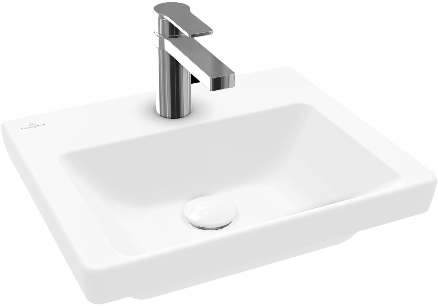 Villeroy & Boch Subway 3.0 45 x 37 cm stone white mit CeramicPlus 