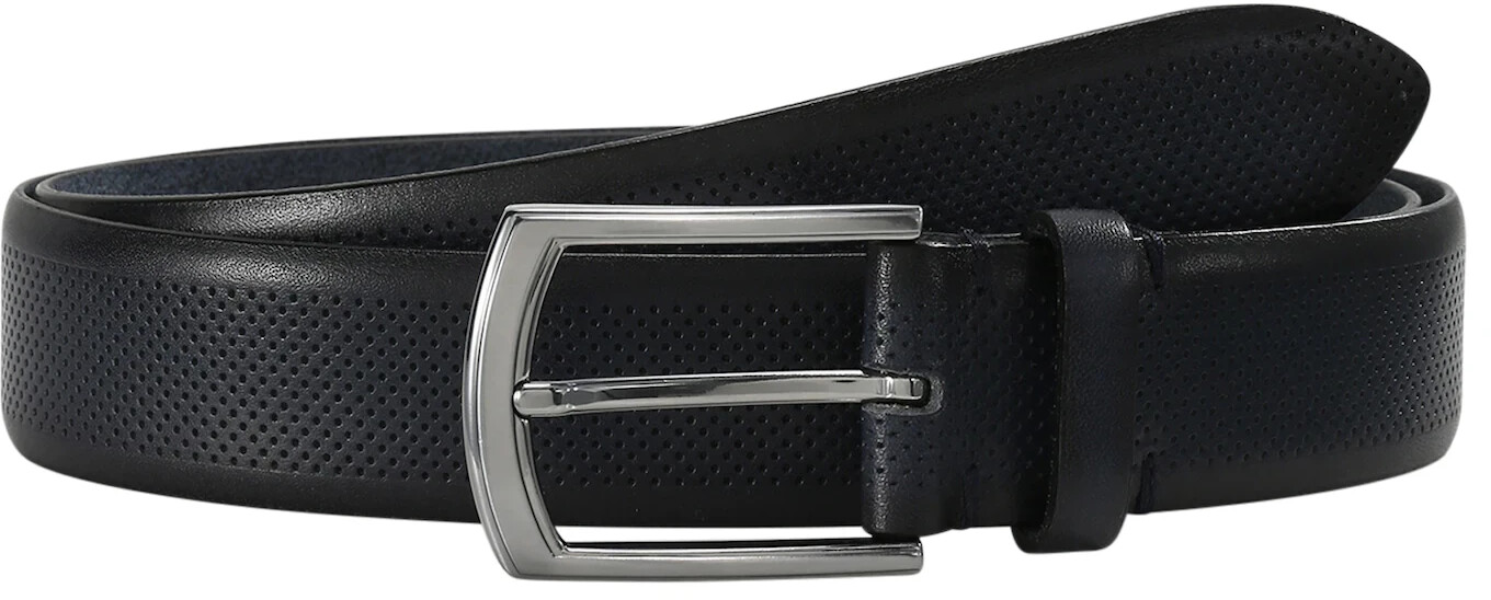 LLOYD Leather Belt 3.5 navy