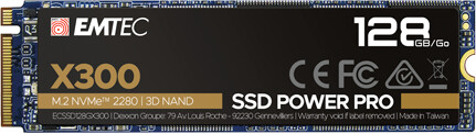 Disque dur SSD M.2 NVMe X300 500 Go, Disques internes
