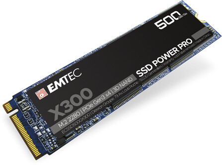 Emtec X300 Power Pro 500 Go M.2