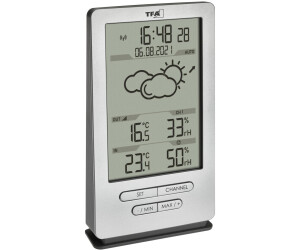 Bresser Wetterstation Thermometer Hygrometer Datum Weckfunktion Hängen Stellen 