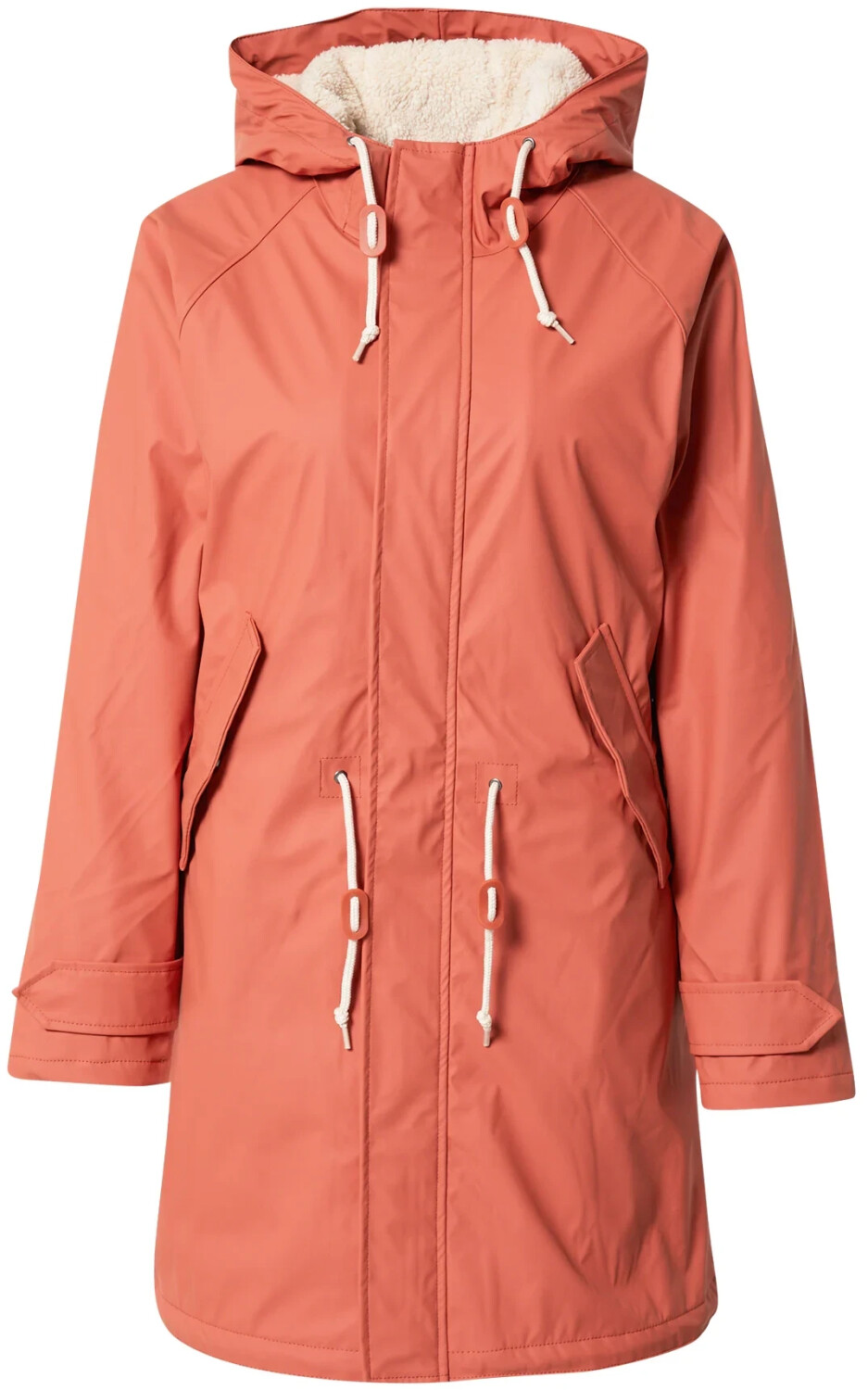 Derbe Friese Tidaholm Woman Rainjacket Friesennerz burnt ocher rust-red lining