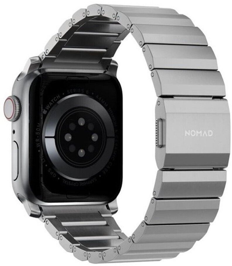 Nomad Goods Titanium Strap V2 (Apple Watch 42/44mm) Silver