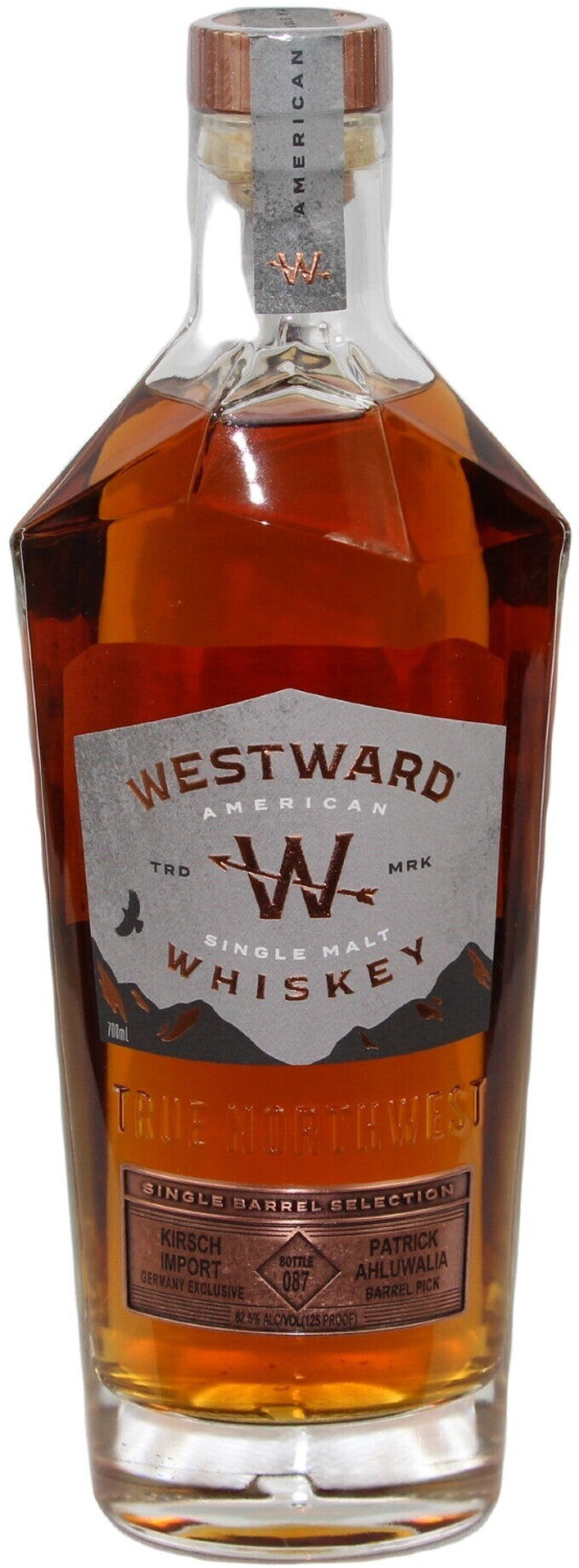 Westward 2016/2021 Single Barrel Selection Patrick Ahluwalia Pick 0,7l 62,5%