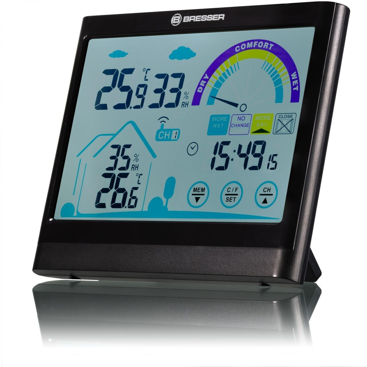 TFA Digitales Innen-Außen-Thermometer Weiß kaufen bei OBI