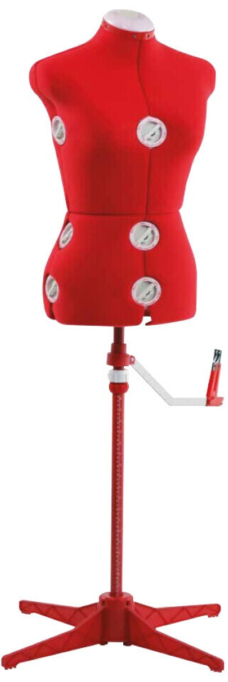 Singer Mannequin de couture sur pied réglable taille 36-42 rouge (DF150)