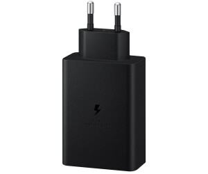 Samsung Adaptateur secteur original - Chargeur - Connexion USB-C et USB - Charge  rapide - 35W - Noir
