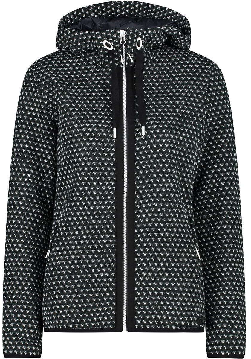 CMP Women's Wool Blend Hooded Sweatshirt eden-b.gesso