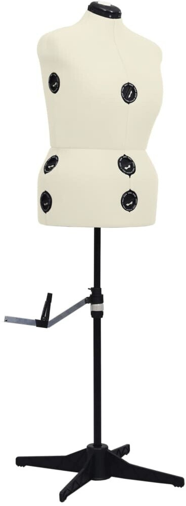 vidaXL Tailor's Dummy L 44-50 cream (288490)