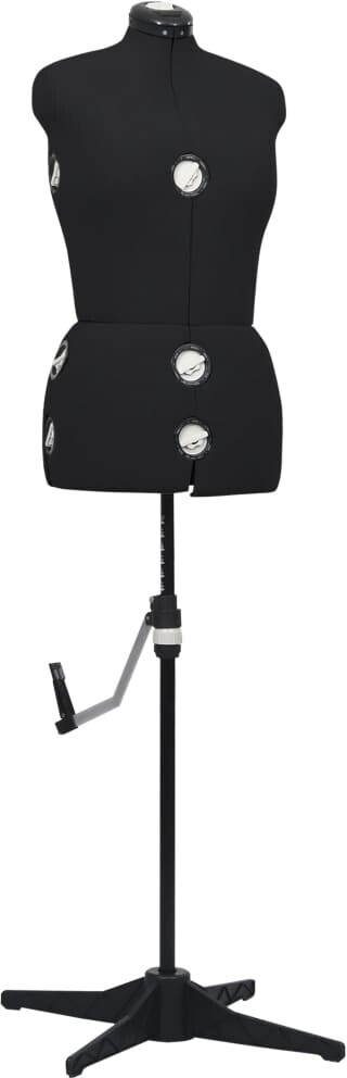 vidaXL Tailor's Dummy M 40-46 black (288488)