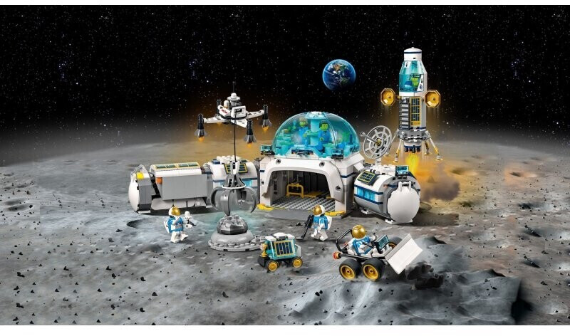 | Preisvergleich (60350) € Mond-Forschungsbasis 2024 (Februar LEGO Preise) ab 96,39 bei