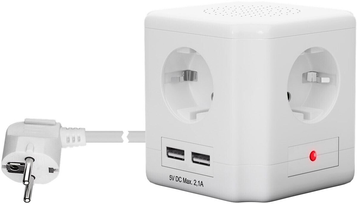 Goobay 4-way with switch (41268)