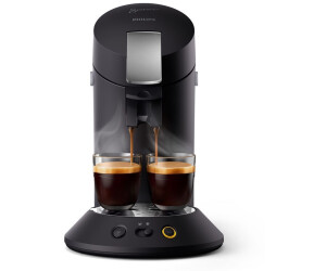 Philips CSA220/69 Senseo Original Plus Premium Machine à café à dosettes en plastique recyclé Noir 