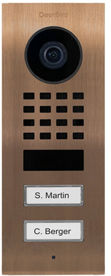 DoorBird D1102V Flush-Mounted Compact Edition 2 Call Buttons (423869646)