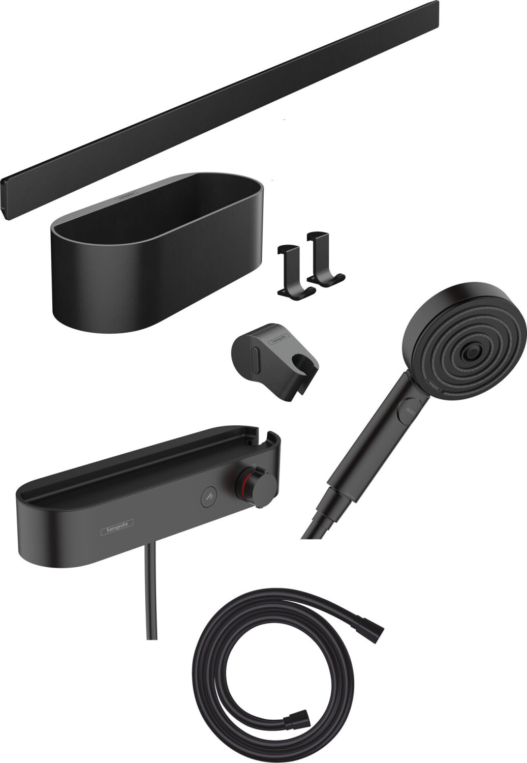 Hansgrohe WallStoris Bundle 105 3jet EcoSmart (24250670)