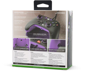 Manette filaire améliorée PowerA pour Xbox Series X|S - Blue Hint