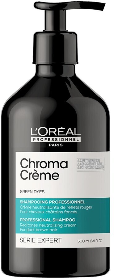 Photos - Hair Product LOreal L'Oréal Série Expert Chroma Cème Shampoo - Green Dyes  (500 ml)