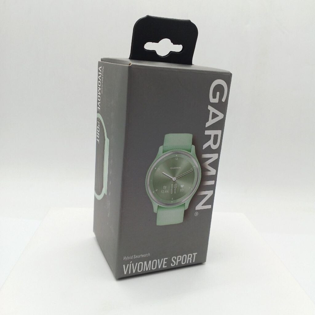 Garmin Vivomove Sport Activity Tracker - Cool Mint With Silver Accents (Refurbished, 010-02566-03)